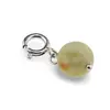 Pandantiv / Breloc cu Jad mat sfera, 10mm