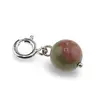 Pandantiv / Breloc cu Unakit sfera, 10mm