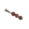 Pandantiv Jasp rosu sfere, 6mm