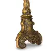 Sfesnic vintage din alama – model baroc ornamentat, 64,5cm, imagine 2