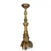 Sfesnic vintage din alama – model baroc ornamentat, 64,5cm
