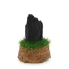 Cupola cu cristal natural Turmalina neagra bruta, 65mm, imagine 2