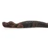 Cutit decorativ vintage din lemn sculptat manual, maner cu crocodil, 27,5cm, imagine 2