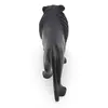 Figurina leu vintage din lemn sculptat manual, model realist, 20cm, imagine 2