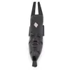 Masca africana vintage din lemn sculptat manual, model cu corn inalt, 31cm