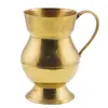 Canuta vintage din alama, model cu maner clasic, 9cm