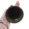 Clopotel vintage din alama cu maner din lemn, 16cm, imagine 2