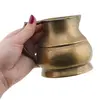 Canuta vintage din bronz cu maner clasic, 9cm, imagine 3