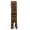 Statueta vintage din lemn sculptat manual, figurina stilizata simpla, 21cm