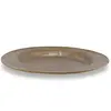 Farfurie vintage din alama, finisaj antichizat, 25cm, imagine 2