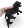 Figurina leu vintage din lemn sculptat manual, model realist in mers, 25cm, imagine 3