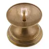 Sfesnic din alama vintage, model auriu cu varf pentru lumanare, 8,5cm, imagine 2