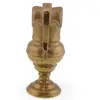 Cana decorativa din bronz vintage, model auriu cu maner lucrat, 14,5cm, imagine 2