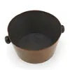 Vas mic din cupru vintage, model cu manere laterale, 7cm, imagine 2