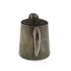 Cana mica din metal vintage, model argintiu inchis, 4cm, imagine 3