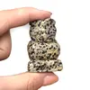 Bufnita jasp dalmatian figurina gravata 47mm, imagine 3