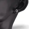 Cercei cu surub Hematit sfere, 6mm, imagine 2