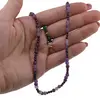 Colier Granat si Ametist sfere, 3-5mm, imagine 3