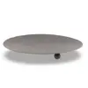 Platou decorativ din metal, model minimalist pe picior, 15cm, imagine 2