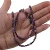 Set bratara si colier Granat si Ametist sfere, 3-5mm, imagine 3