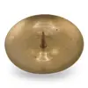 Suport vintage pentru lumanare din alama, forma concava, 9cm