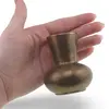 Vas vintage din alama cu gat evazat, 7cm, imagine 3