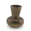 Vas vintage din alama cu gat evazat, 7cm