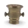 Vas vintage din alama, model clasic cu manere laterale, 5cm