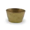 Vas vintage din alama, forma conica simpla, 6cm