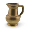 Cana vintage din alama, model clasic cu gat inalt, 12cm