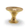 Pocal vintage din alama, cupa adanca pe picior, 6cm