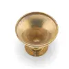Pocal vintage din alama, cupa adanca pe picior, 6cm, imagine 2