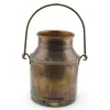 Galeata vintage cu maner din alama, 14cm