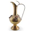 Ulcior vintage din alama decorata cu pietre ornamentale, 25cm