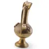 Ulcior vintage din alama decorata cu pietre ornamentale, 25cm, imagine 2