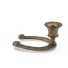 Sfesnic vintage din alama, model potcoava norocoasa, 6,5cm