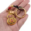 Amuleta breloc feng shui cu Wu lou si mantre norocoase, imagine 3