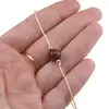 Bratara snur crem, Ochi de tigru sfera 8mm, imagine 3