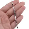 Bratara snur negru, Larvikit discuri 5mm, imagine 3