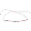Bratara snur roz, Cuart roz discuri 5mm