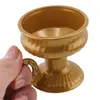 Catuie din metal galbena, 6cm, imagine 3