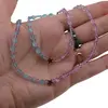 Set bratara si colier Ametist si Apatit sfere si banuti 3-5mm cu steluta din Hematit auriu 6mm, imagine 3
