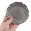 Tava vintage ovala din metal cu margine ondulata, 10cm, imagine 3