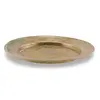 Tava vintage rotunda din alama gravata, model egiptean, 9,5cm, imagine 2