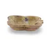 Scrumiera vintage din alama in forma de trifoi, 7cm, imagine 2