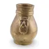 Ulcior vintage din alama cu maner si corp decorat, 12cm, imagine 2