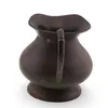Ulcior vintage din metal patinat cu baza inaltata, 10cm, imagine 2