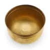 Bol vintage din alama cu margine rotunjita, 12cm, imagine 2