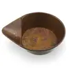 Vas vintage din alama cu gura ascutita, 26,5cm, imagine 2