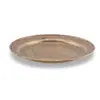 Tava vintage rotunda din alama patinata, 11cm, imagine 2